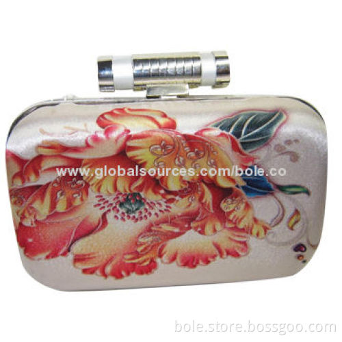 Clutch Bag, Made of Satin, OEM Orders Welcomed